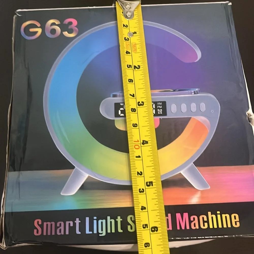 Smart Light, Phone Charger, Wireless Charging- Sound Machine Big G New In Box